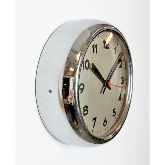 1980s Vintage Wall Clock from Pragur, 1940s For Sale - Image 5 of 18