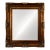 Substantial Vintage Gilt Frame Mirror — Carved Wood With Composition Ornament Detailing For Sale