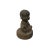 Oriental Gray Stone Little Lohon Monk Drawing Book Statue For Sale - Image 4 of 8