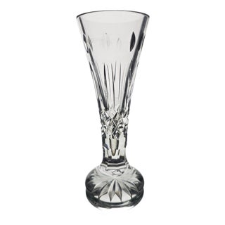 Waterford Happy Birthday Irish Crystal Bud Vase With Box 6.5" For Sale
