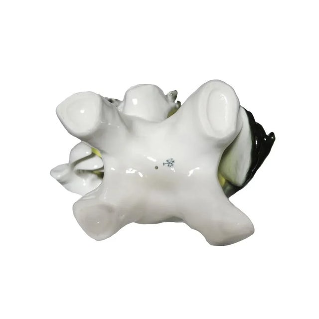 Large Porcelain Cockatoo Parrot by Karl Ens, 1930s For Sale - Image 9 of 11