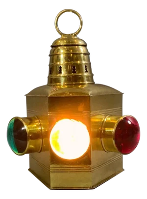 Solid Brass Three-Way Bow Lantern