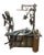 Vintage Handcrafted Metal Art Surgical Scene Sculpture Figurine Doctors Gift 13" For Sale