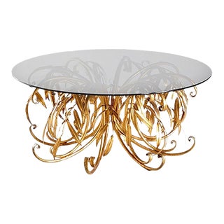 Brass Coffee Table by Hans Kogl,1960s For Sale