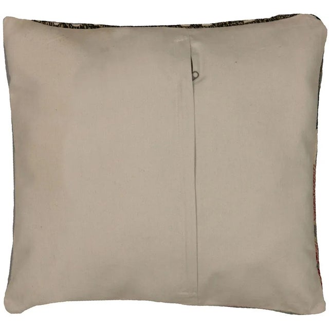 1960s Turkish Hemp Pillow. Sewn with fragments of vintage hand made Anatolian Hemp and Cotton Kilims. Fiber fill. Kilims &...