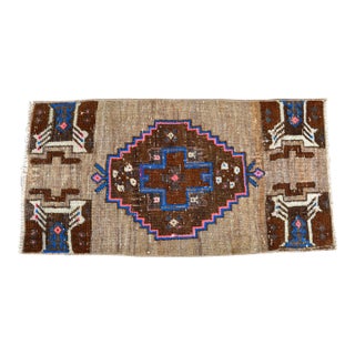 Vintage Mid Century Turkish Rug For Sale