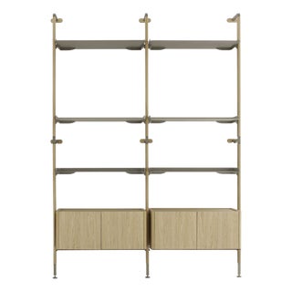 Galaxy Oak Bookshelf by Morica Design For Sale