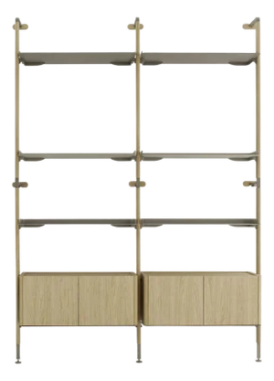 Galaxy Oak Bookshelf by Morica Design