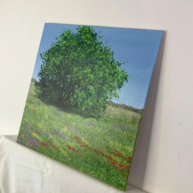 "Spring Into Spring" Contemporary Original Impressionist Style Landscape Painting by Deb Bossert For Sale - Image 6 of 8