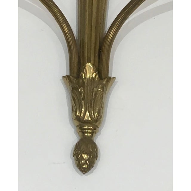 Louis XVI Style Bronze Wall Sconces with Quiver, French Work - A Pair For Sale - Image 12 of 13