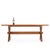 A handsome French oak dining table distinguished by its bold architectural form and timeless design. The substantial...