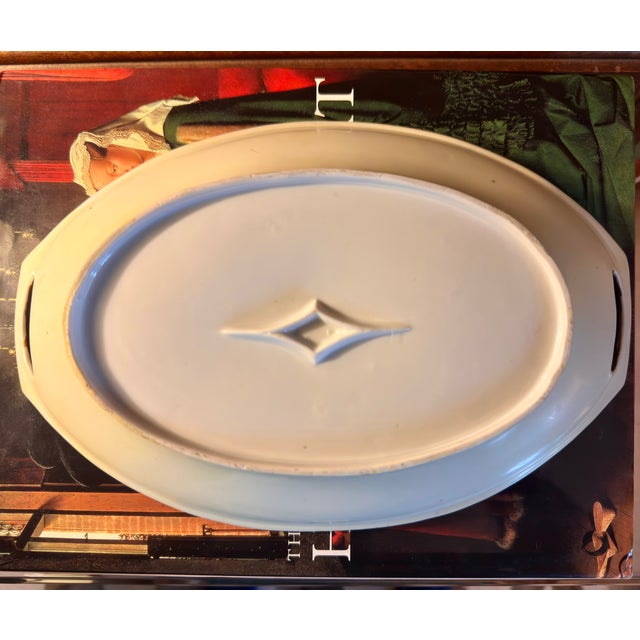 1910s Chicago Osborne Art Studio Hand-Painted Art Nouveau Poppy Porcelain Tray – Signed Osborne For Sale - Image 13 of 18