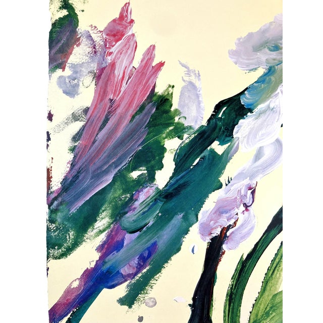 Paper Cy Twombly Original 2002 Royal Botanic Garden Edinburgh Exhibition Poster For Sale - Image 7 of 13