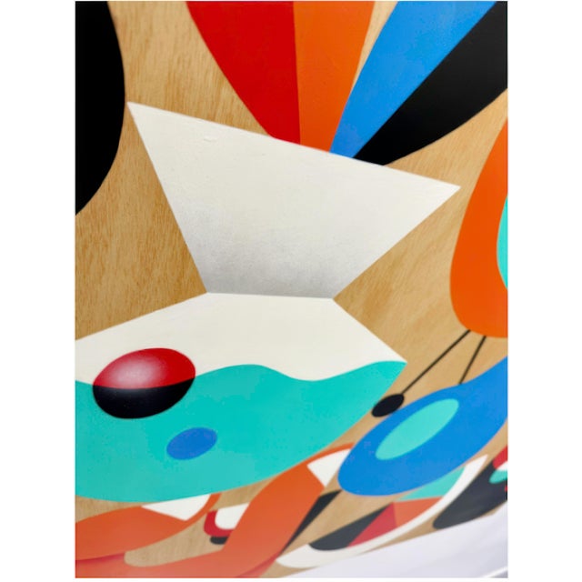 Early 21st Century Rubén Sánchez, Mediterranean Sunset II, 2023, Acrylic Painting on Panel For Sale - Image 5 of 10