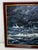 Nautical Oil Painting Kingston Peridot (H591), Fishing Trawler Tragedy Lost in the Arctic Gale, January 1968 Framed For Sale - Image 3 of 18