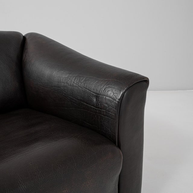 1970s Swiss Leather Sofa Ds 47 Attributed to De Sede For Sale - Image 9 of 18