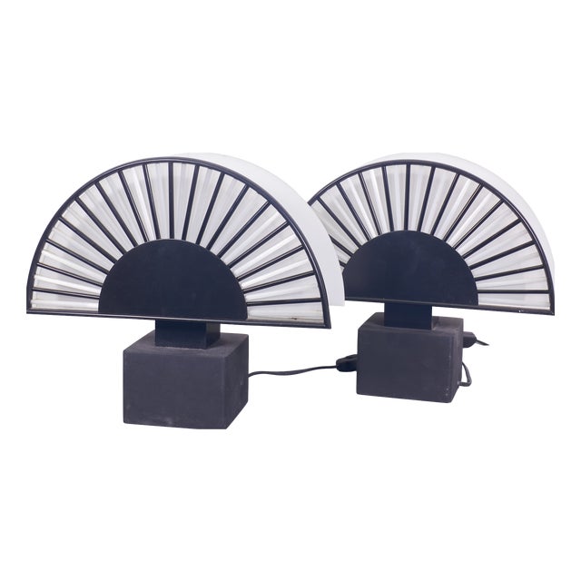 Postmodern Lamps in the style of Mario Botta, 1990s, Set of 2 For Sale