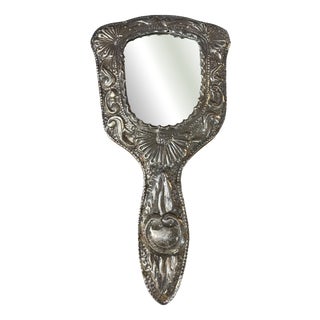 Beveled Hand Mirror, 1900s For Sale