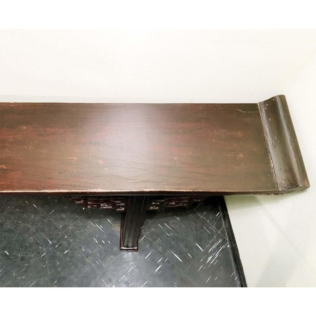 Brown Antique Chinese Altar Table (3490), Circa 1800-1849 For Sale - Image 8 of 11