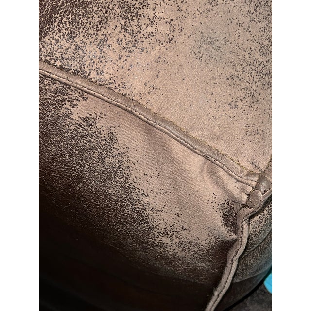 Restoration Hardware Fulham Leather Modular Couch For Sale In Atlanta - Image 6 of 7