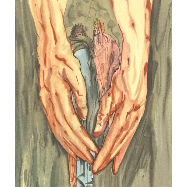 Modern Salvador Dalí, Hell, Woodcut, 1963 For Sale - Image 3 of 4