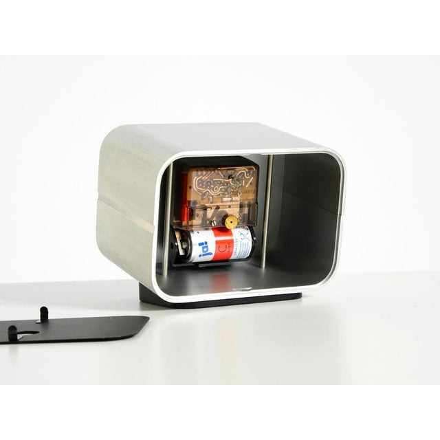Table Clock with Aluminum Housing from SABA, 1975 For Sale - Image 16 of 18
