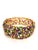Bochic “Capri” Vintage Sapphire & Multi Gem Bangle Set In 18K Gold & Silver For Sale - Image 4 of 12