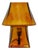Luca Glass Mini Table Lamp, Amber For Sale