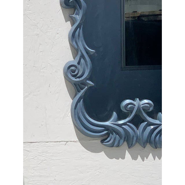 Plastic 1960s Serge Roche Style Deco Mirror For Sale - Image 7 of 12