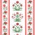 Schumacher x Marie-Anne Oudejans Poppy Stripes Wallpaper in Red For Sale