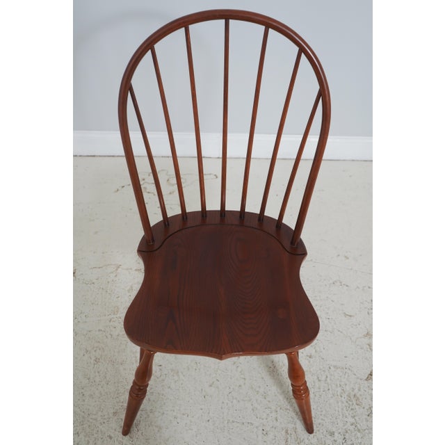 Set of 6 Frederick Duckloe Loop Back Windsor Dining Room Chairs For Sale - Image 14 of 18