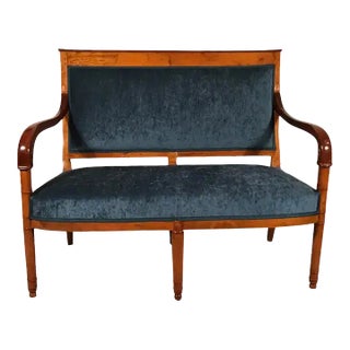 1810-15 French Empire Settee For Sale