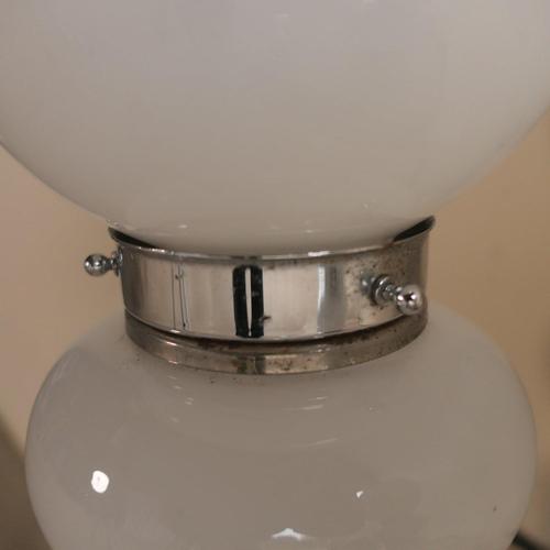 White Lamps from Mazzega, Set of 2 For Sale - Image 8 of 12