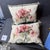 Shabby Chic Vintage Handmade Floral Needlepoint Pillows- a Pair For Sale - Image 3 of 12