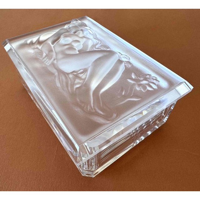 Early 21st Century Glass Decorative Jewellery and Trinket Box by H.Hofmann For Sale - Image 5 of 9