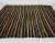 Mid-Century Modern Vintage Yellow Striped Kilim Rug-7'2'x10'5" For Sale - Image 3 of 7