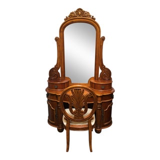 Edwardian Style Vanity Set For Sale