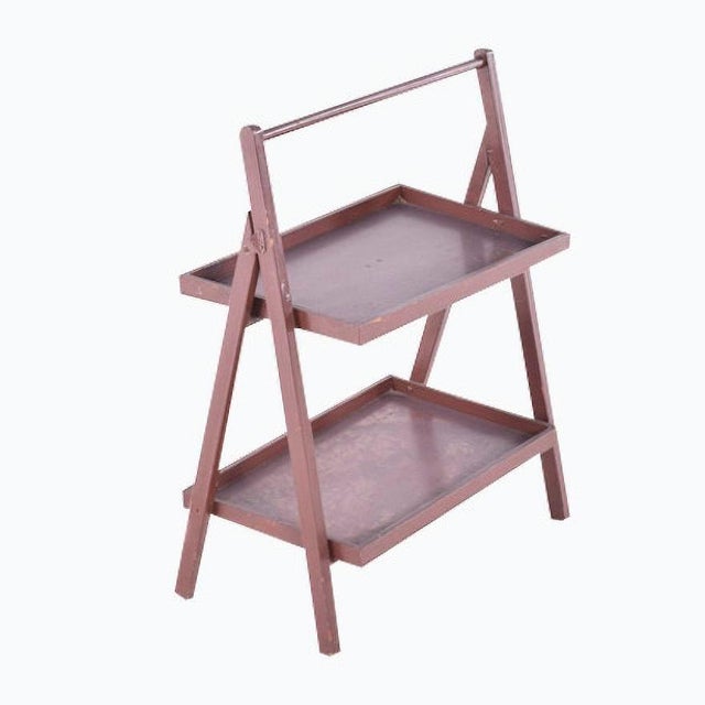 Vintage Magazine Rack For Sale - Image 3 of 3