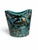 Add a vibrant pop of high-contrast postmodern style to your interior with this iconic vintage "pillow" (or "kissen") vase...