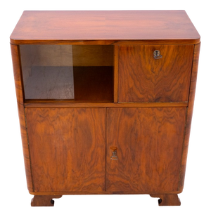 Art Deco Chest of Drawers, Poland, 1940s