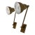 Visual Comfort French Library Single Arm Wall Lamps, Pair For Sale