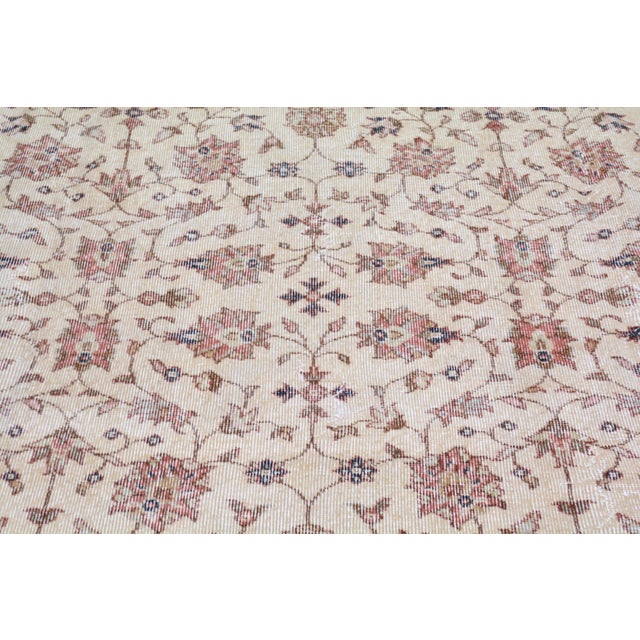 Contemporary 1960s Vintage Hand Knotted Rug,8'4"X12'2" For Sale - Image 3 of 6