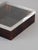 Brown Vintage Square Box in Acrylic, 1970s For Sale - Image 8 of 12