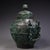 Art Deco Bronze Lidded Jar With Chain Handles - Archaic Style Vessel For Sale - Image 3 of 10