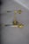 Metal Brass and Glass Wall Lights, 1950s, Set of 3 For Sale - Image 7 of 13