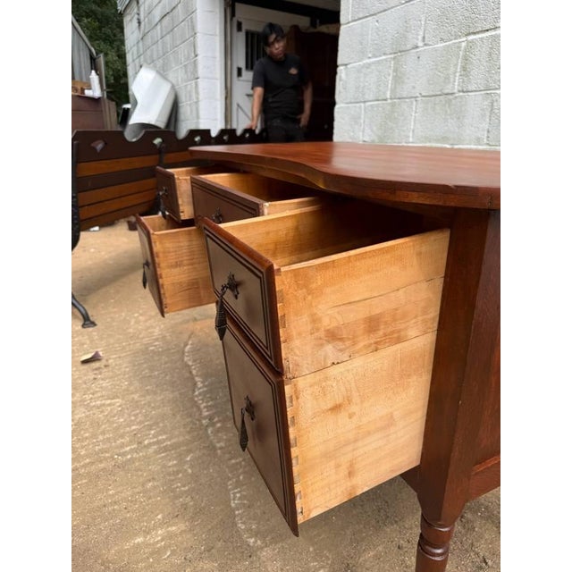 Wood Early 20th Century French Louis XV Style Vanity Table Desk For Sale - Image 7 of 14
