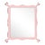 Fleur Home Carnival Iko Iko Rectangle Mirror in Authentic Pink, 45x55 For Sale