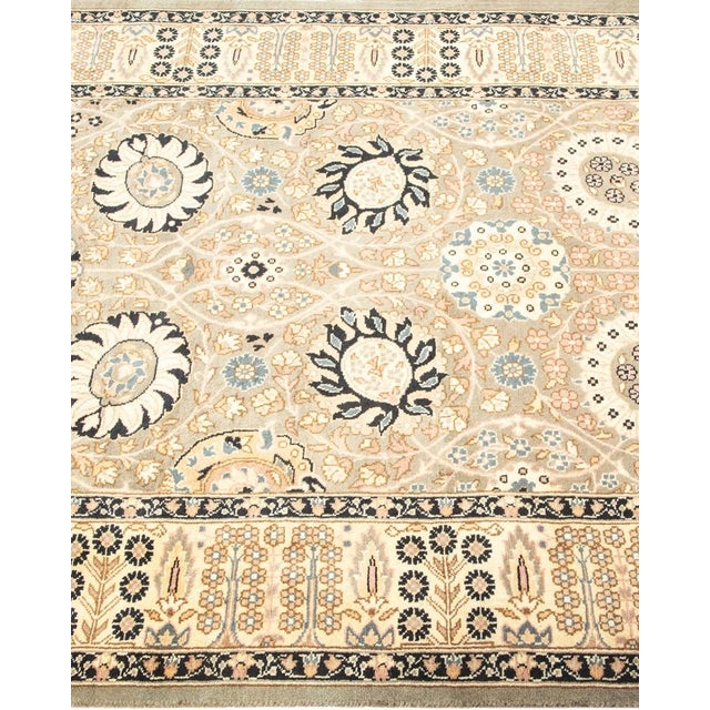 Solo Rugs Mogul, One-of-a-Kind Hand-Knotted Area Rug in Light Gray, 3' 1" x 14' 7" For Sale - Image 4 of 8