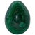 Gemstone Midcentury Green Malachite Egg For Sale - Image 7 of 7