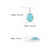 Vibrant Oval 4.7 Ct Natural Turquoise Bezel Set 925 Silver Pendant for Her For Sale - Image 11 of 13